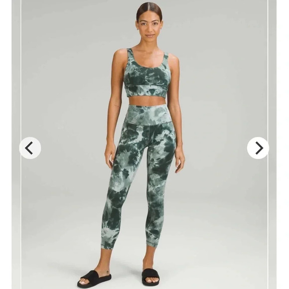 NWOT!! Lululemon - Align High-Rise Pant 25" Diamond Dye Starlight Smoked Spruce - Picture 3 of 8